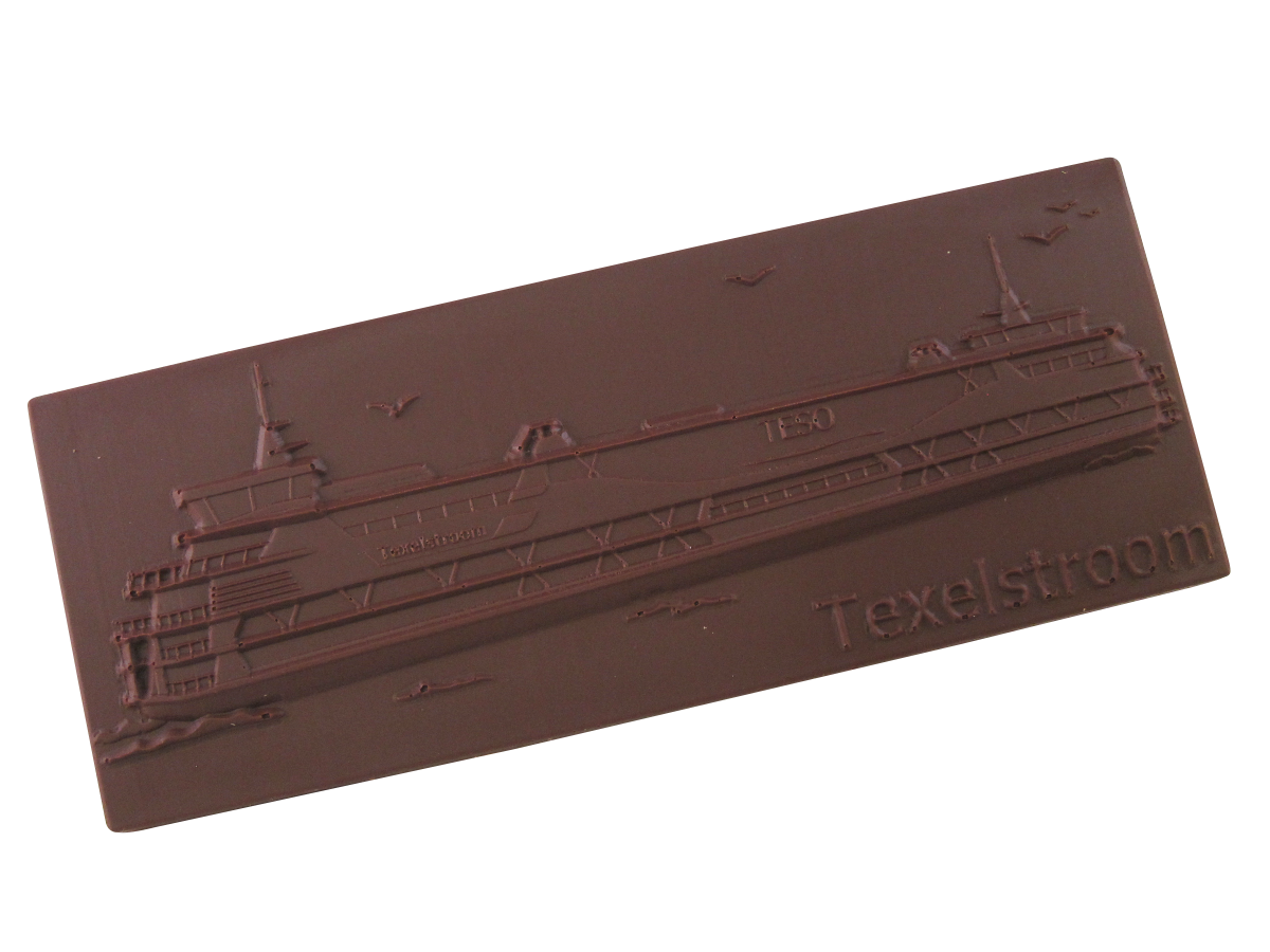 Schokoladentafel Texelstroom pur