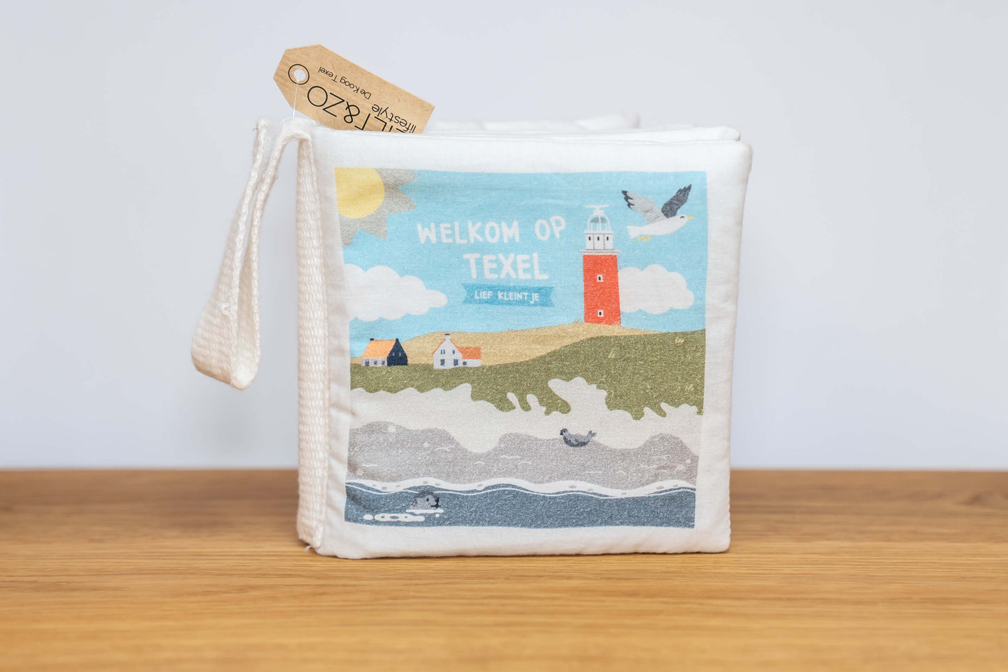Weiches Babybuch Willkommen auf Texel