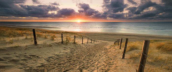 Tuinposter Zonsondergang XL