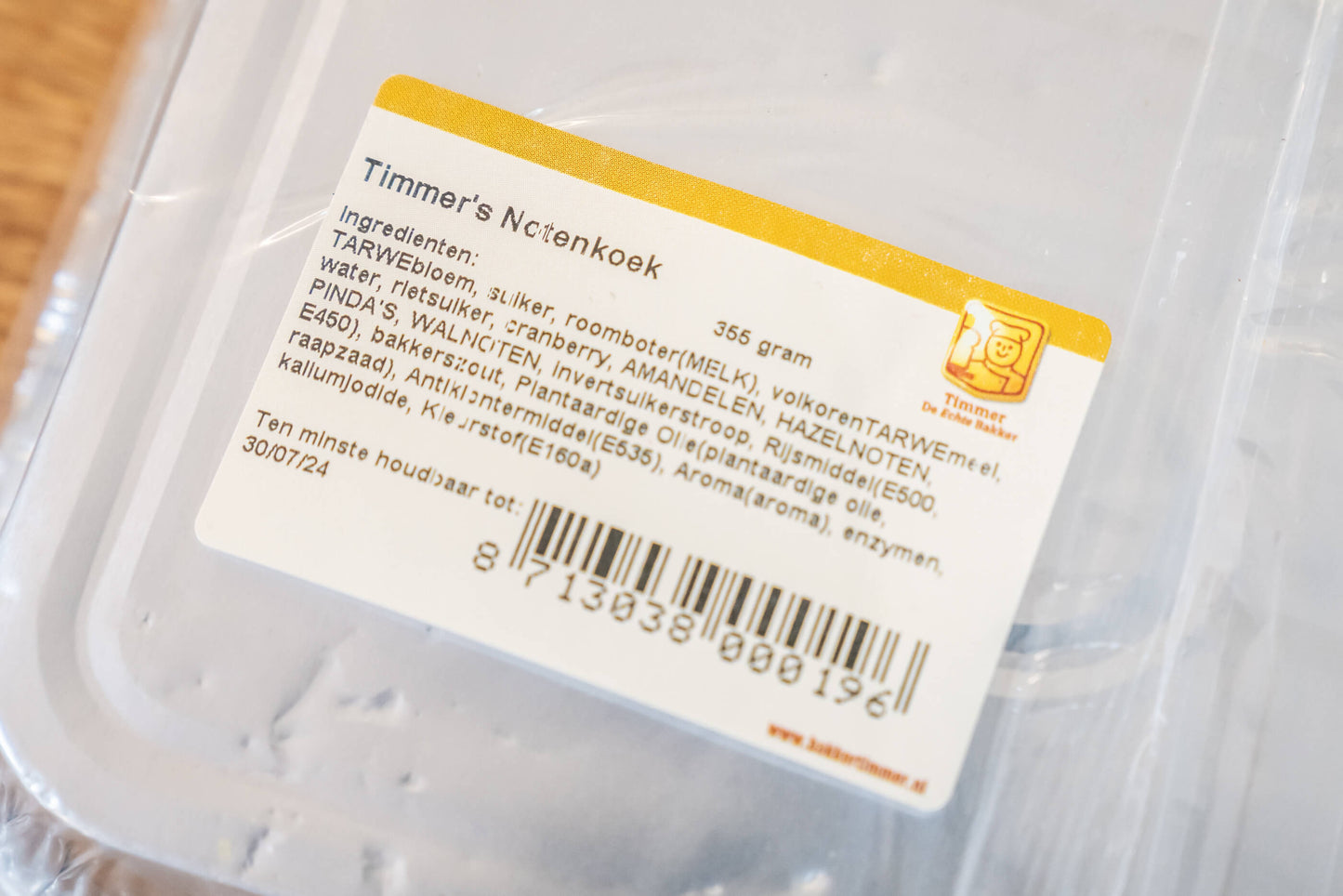 Timmer’s notenkoek - 2 stuks