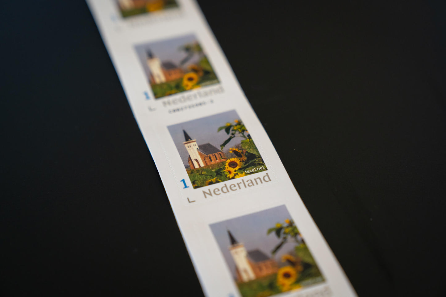 Texel-Briefmarkenkirche – 5 Stück