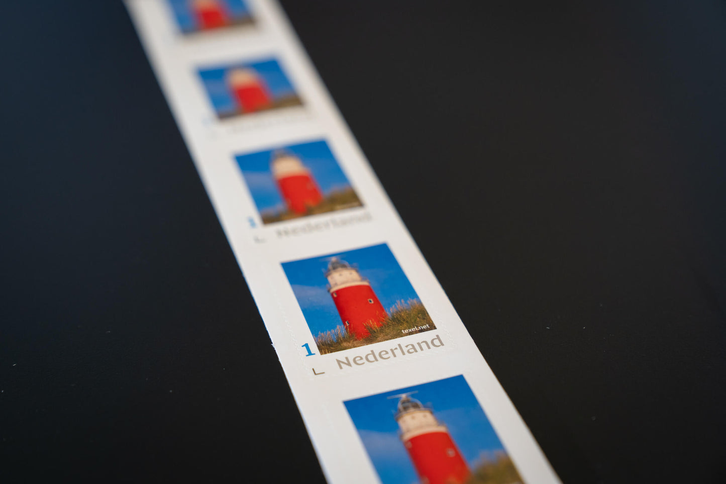 Texel-Briefmarke Leuchtturm – 5 Stück