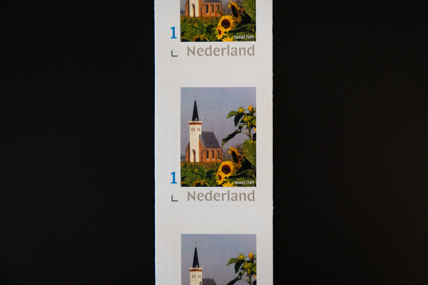 Texel-Briefmarkenkirche – 5 Stück