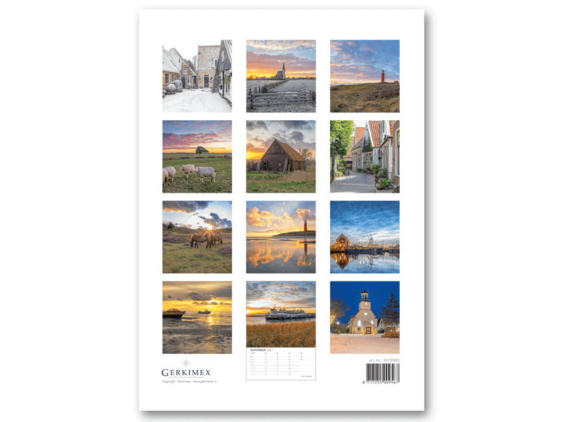 Verjaardagkalender Texel 21 x 30 cm