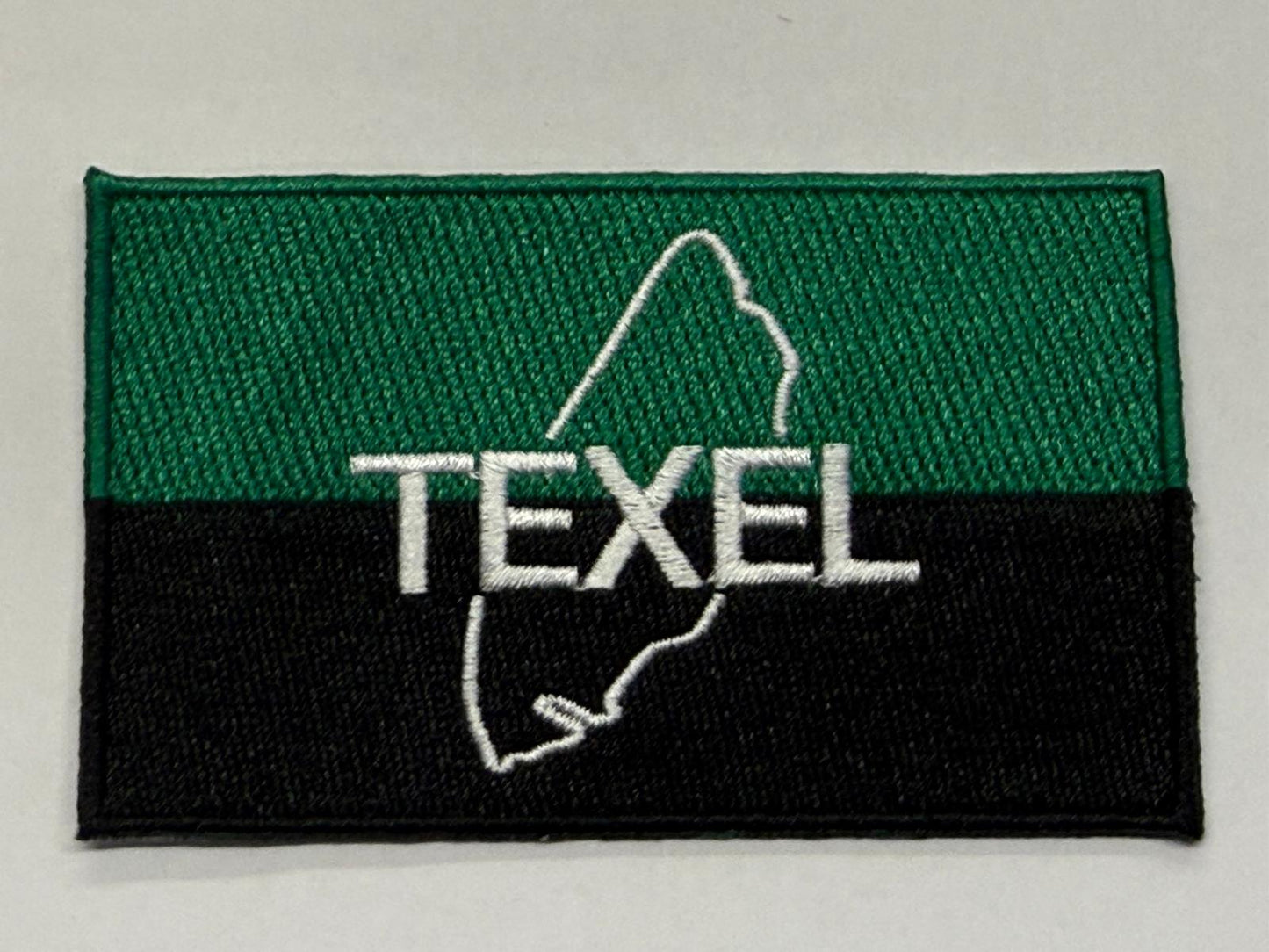 Texel badge groen-zwart