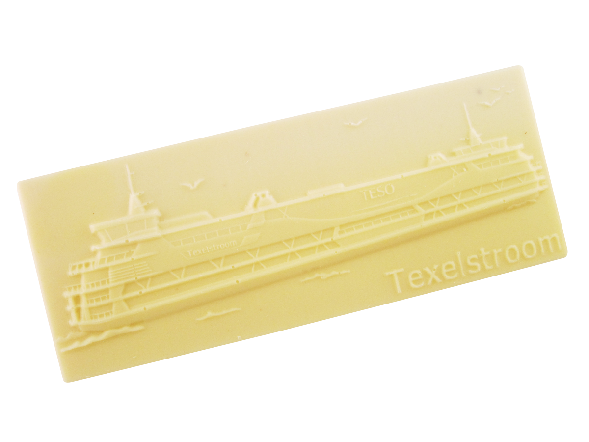 Schokoladentafel Texelstroom weiß