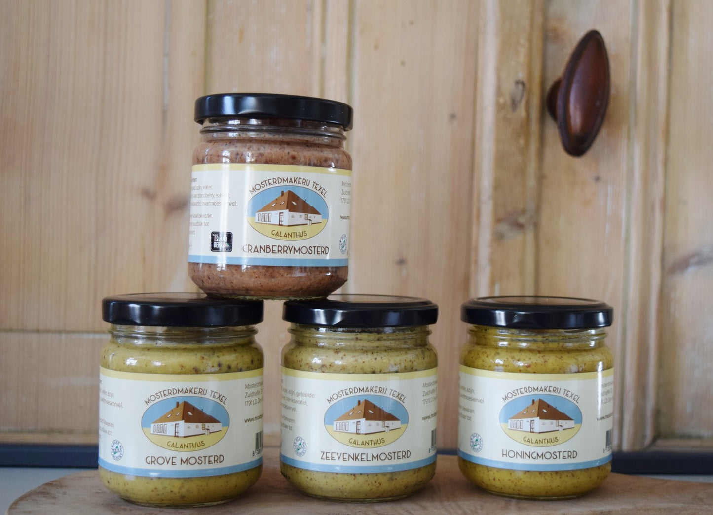 Geschenkpaket Texeler Senfsorten (mild bis scharf)