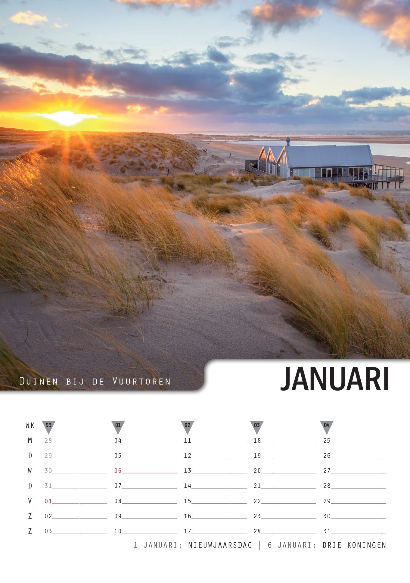 Texel Kalender 2027, 21x31cm