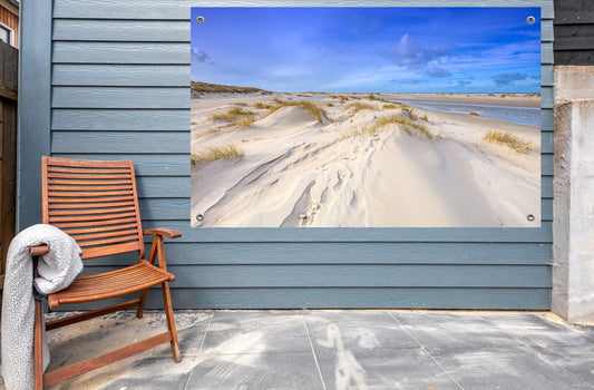 Gartenposter mit dem Texelstrand, 120x80cm