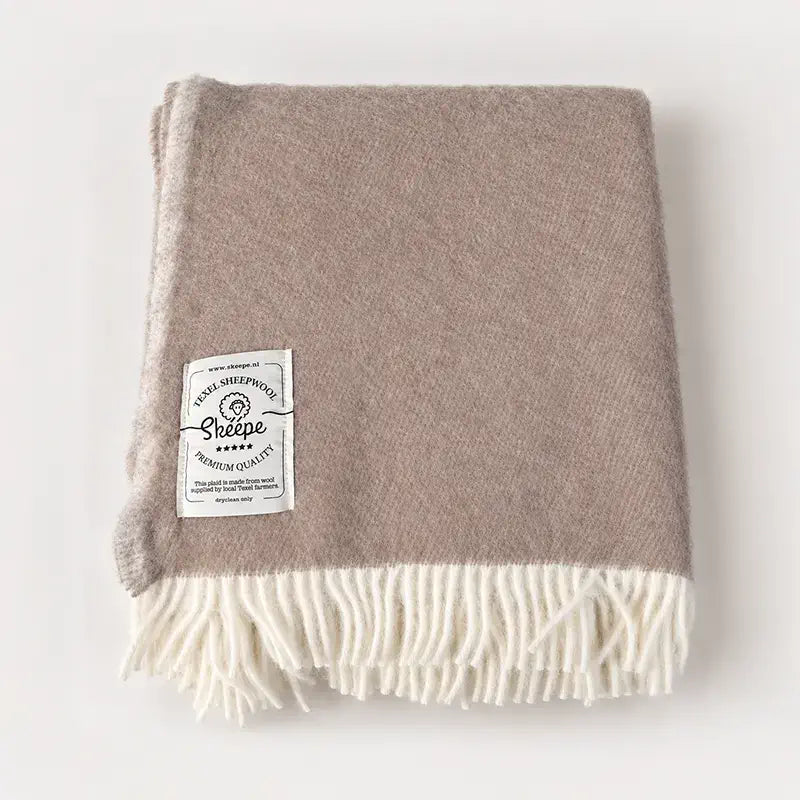 Skéépe Wollplaid beige