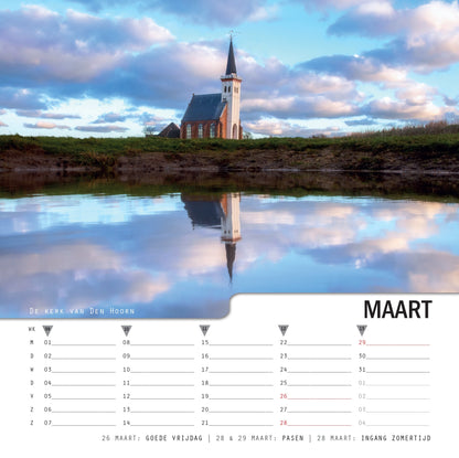 Texelkalender 2026, quadratisch 31x31cm