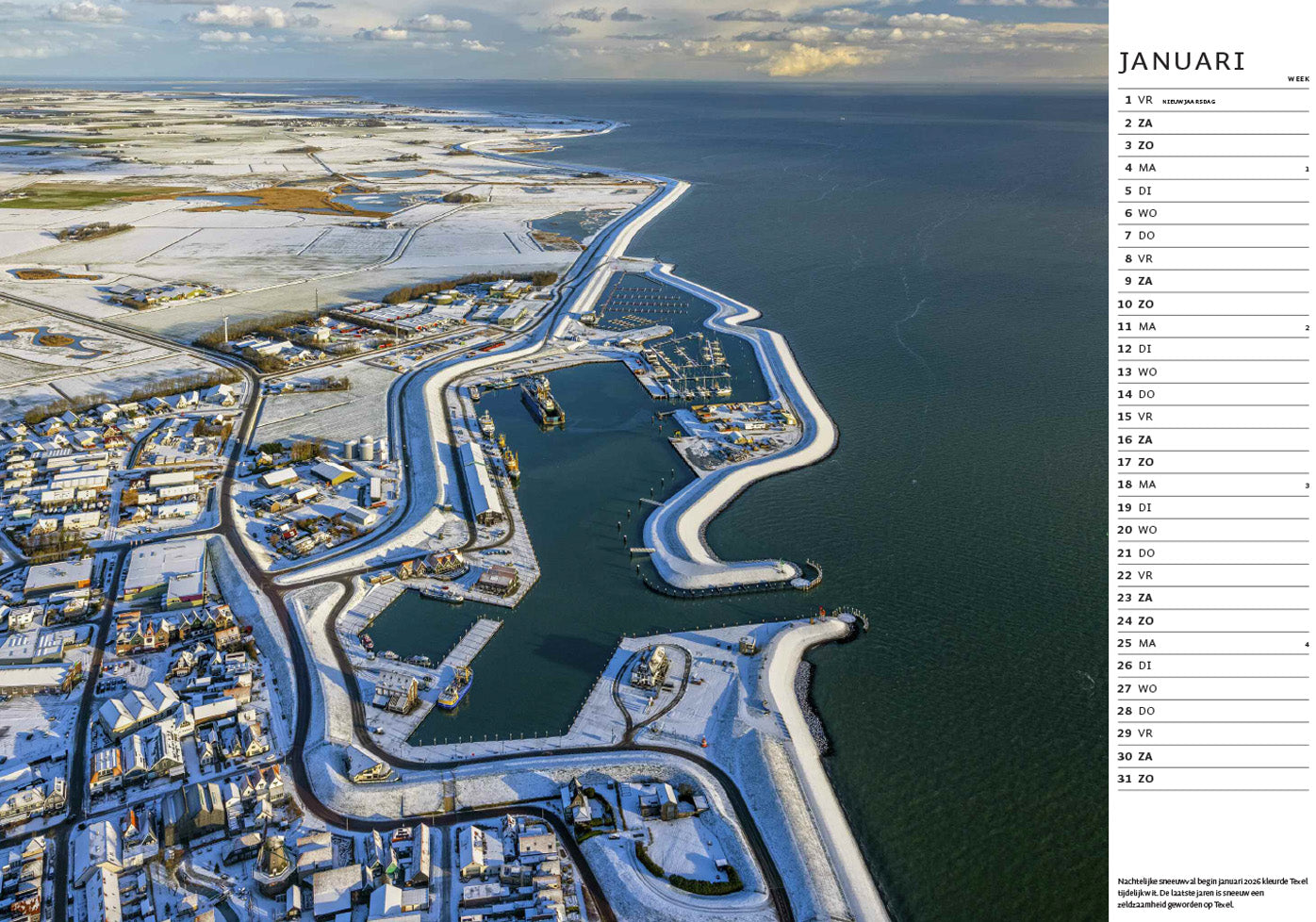 Texel kalender 2027