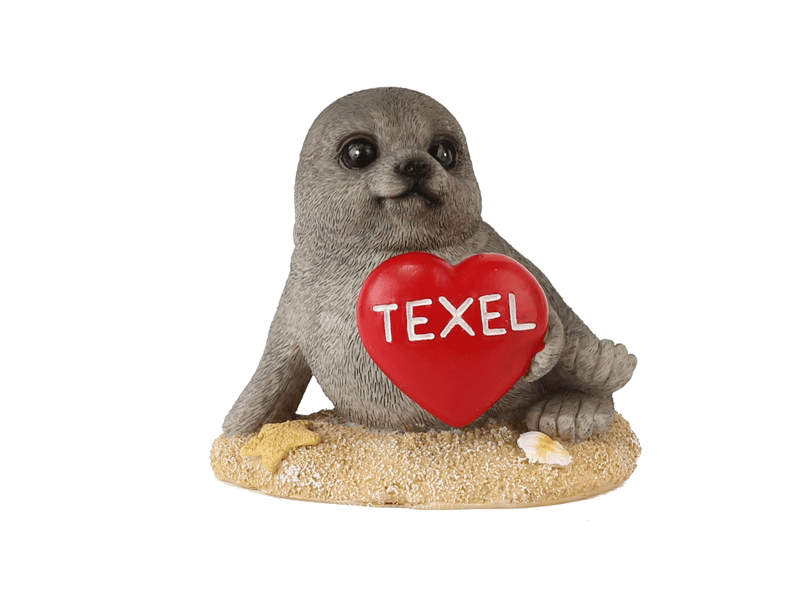 Texel zeehond met hart