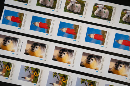 Texel-Briefmarkenkirche – 5 Stück