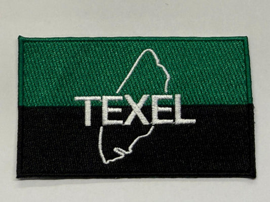 Texel badge groen-zwart