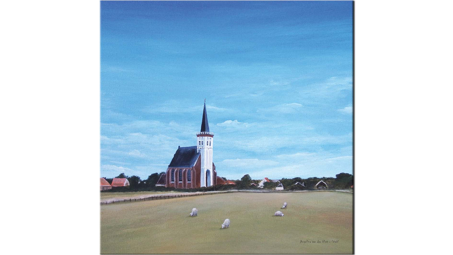 Tegeltjes van Texel - Hoornderkerkje Texel