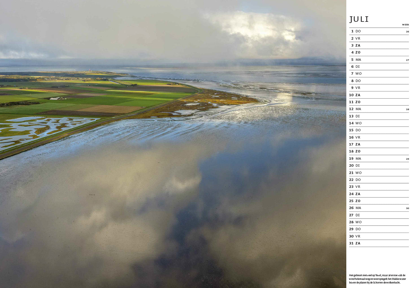 Texel kalender 2027