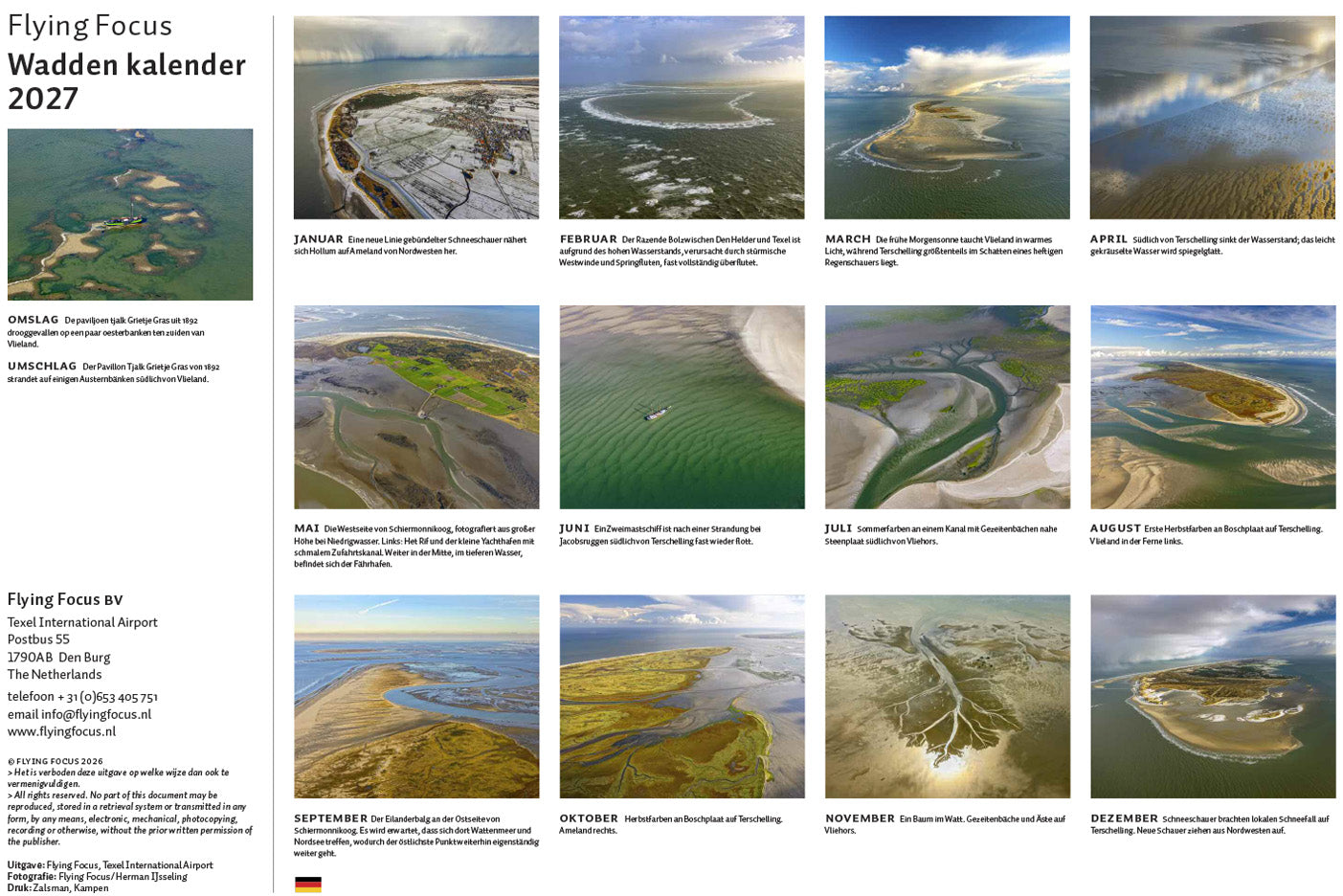 Wadden kalender 2027