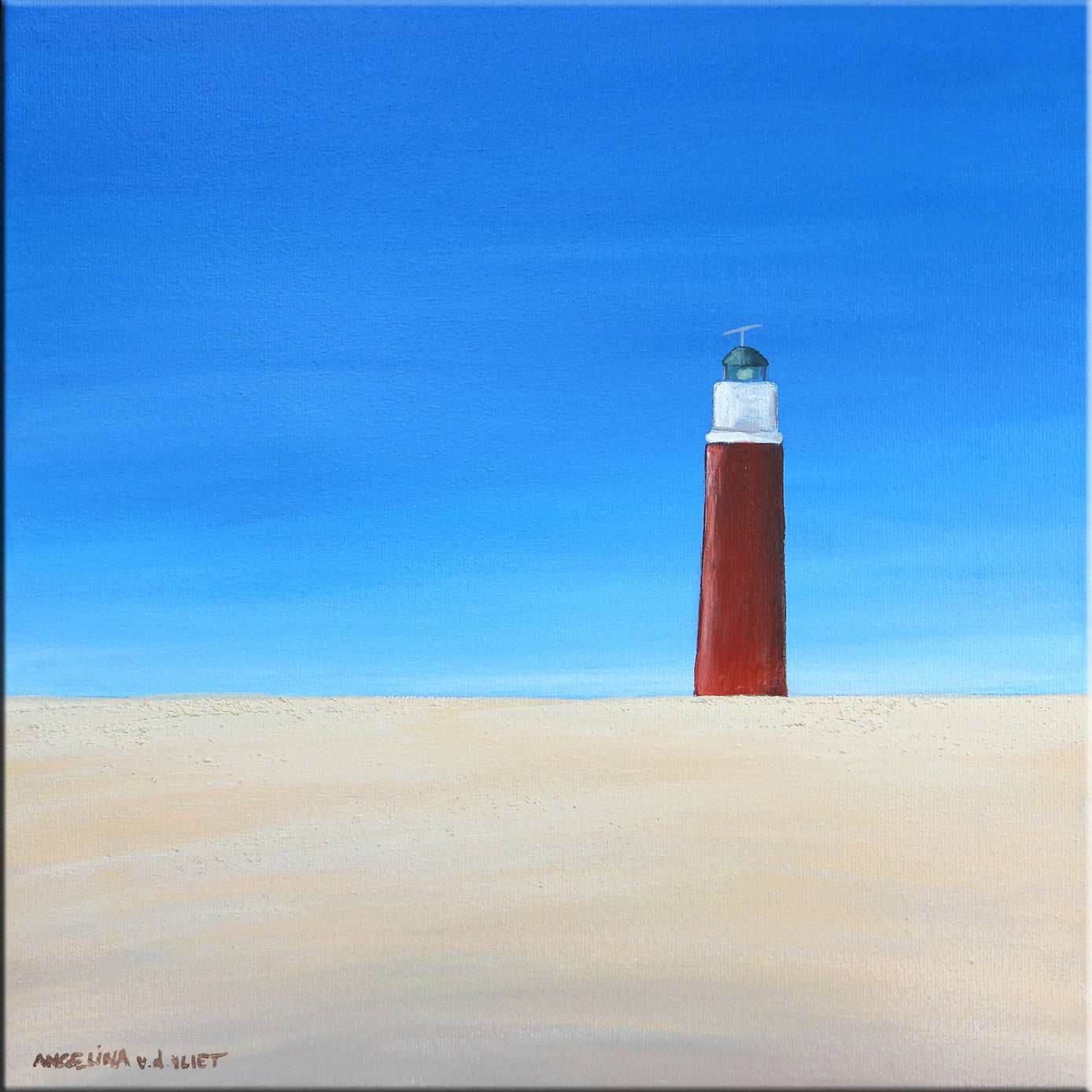 Schilderij van Texel - Vuurtoren Texel