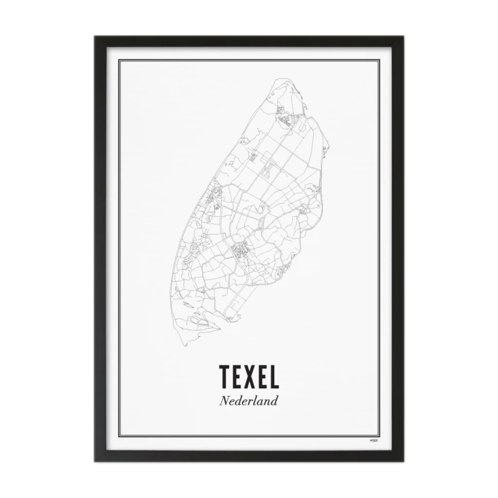 Texel-Plakat „Insel“ – A4, 21 x 30 cm